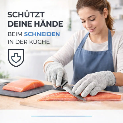 Schnittschutzhandschuhe EN 388 - Unisex Größe 10 - Schnittfeste Handschuhe & Küchenhandschuhe