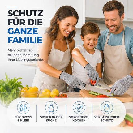 Schnittschutzhandschuhe EN 388 - Unisex Größe 10 - Schnittfeste Handschuhe & Küchenhandschuhe