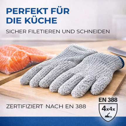Schnittschutzhandschuhe EN 388 – schnittfest für Küche – Kinder ab 8 Jahren – Schnittschutz Handschuhe & Kettenhandschuhe