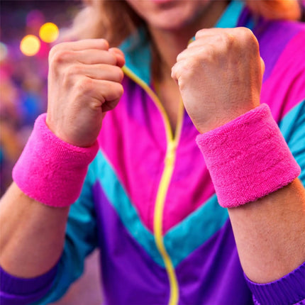 Schweißband – Sportliches Accessoire für 80er-Jahre Kostüme, Fasching & Themenlooks