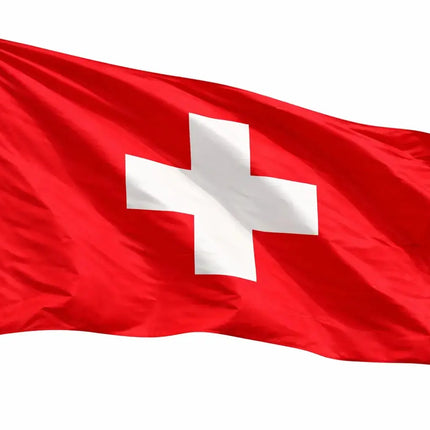 Schweiz Flagge 90x150 cm – WM 2026 Fahne Fanartikel aus strapazierfähigem Polyester
