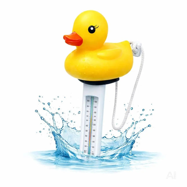 Schwimmendes Pool Thermometer – Wasserthermometer für Pool, Whirlpool & Schwimmbad mit präziser