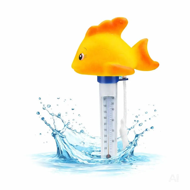 Schwimmendes Pool Thermometer – Wasserthermometer für Pool, Whirlpool & Schwimmbad mit präziser