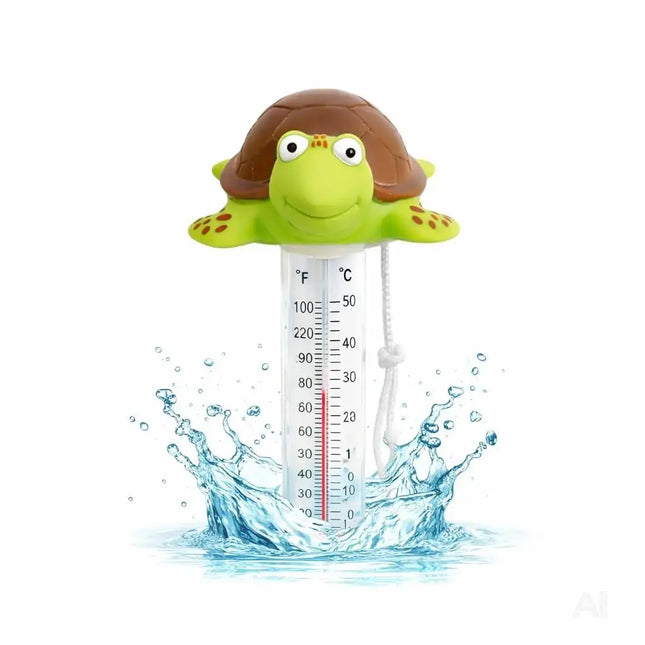 Schwimmendes Pool Thermometer – Wasserthermometer für Pool, Whirlpool & Schwimmbad mit präziser