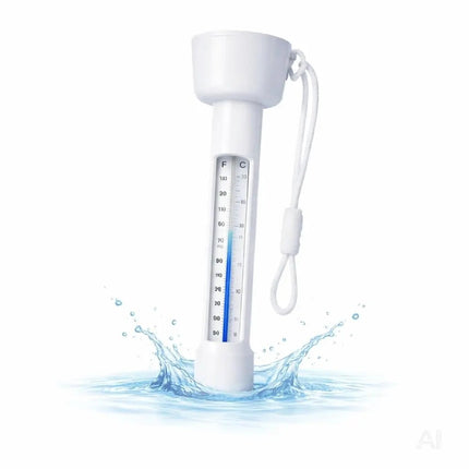 Schwimmendes Pool Thermometer – Wasserthermometer für Pool, Whirlpool & Schwimmbad mit präziser Temperaturmessung (Standard)
