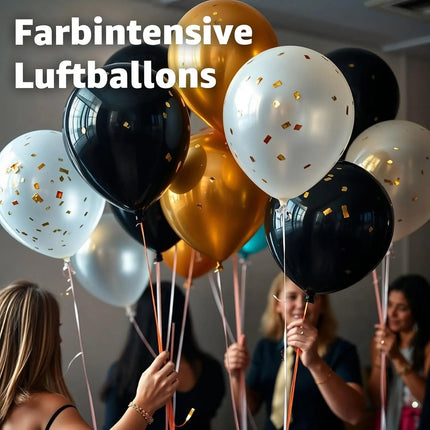 Silvester Deko Set 2026 – Neujahrsdeko für Party & Feier | Happy New Year Dekoration mit Ballons, Girlande & Party-Accessoires (Deko Set 01)