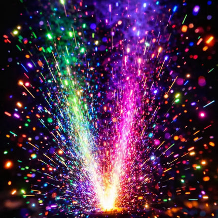 Silvester- und Feuerwerk-Set 2026 – inklusive Wunderkerzen, Knallerbsen und Partyartikeln - Set mit 170 Teilen (Merlin)