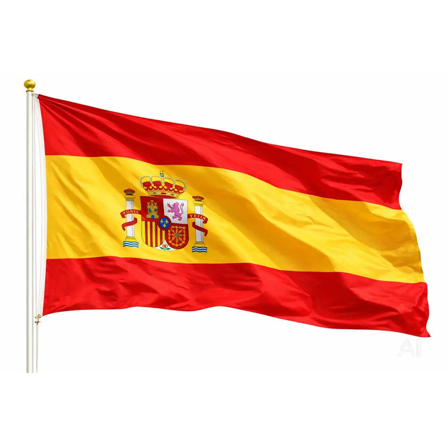 Spanien Flagge 90x150 cm – WM 2026 Weltmeisterschaft Fahne Fanartikel aus strapazierfähigem