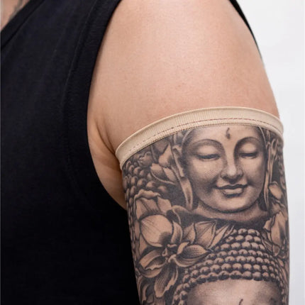 Tattoo Ärmel Tattoo Strumpf Sleeve aus Nylon – 5X täuschend echt Armstrumpf Herren für Fasching & Karnival & Halloween Rocker