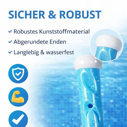 Tauchringe & Tauchstäbe für Kinder & Erwachsene – Wasserspielzeug für Pool, Schwimmbad & Tauchspiele (4x Tauchstab)