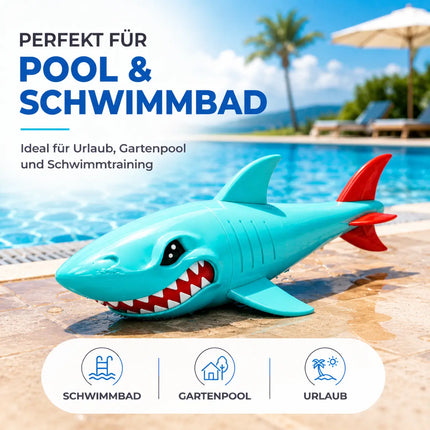 Tauchringe & Tauchstäbe für Kinder & Erwachsene – Wasserspielzeug für Pool, Schwimmbad & Tauchspiele (XXL Hai)