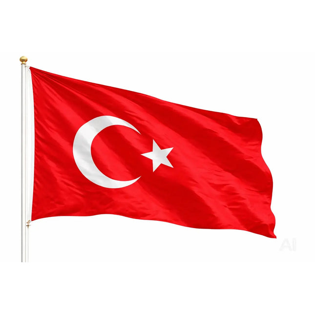 Türkei Flagge 90x150 cm – WM 2026 Weltmeisterschaft Fahne Fanartikel aus strapazierfähigem