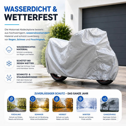 Universal Motorradplane Abdeckplane Outdoor - Zubehör Motorradabdeckung