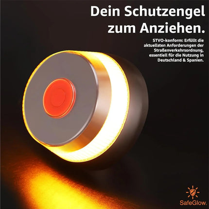 V16 DGT 3.0 Warnleuchte mit integrierter SIM – LED-Notfalllicht für Spanien 2026 – IDIADA Zulassung