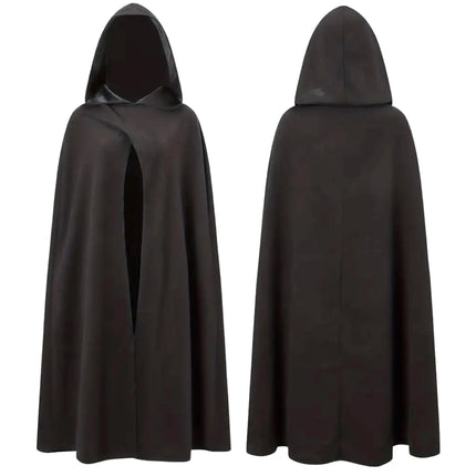 Vampirkostüm - Umhang schwarz mit Kaputze - Verkleidung für Halloween & Fasching