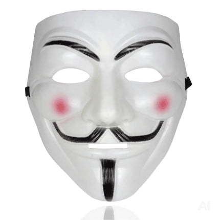 Vendetta Maske als Kostüm Accessoire für Damen & Herren, Kinder & Erwachsene an Anonymous