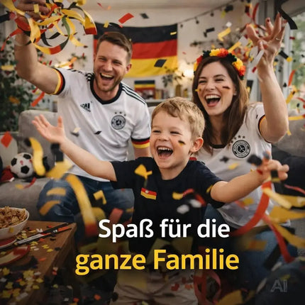 WM 2026 Deutschland Schminkstift – Make-up Farben Rot Gelb Schwarz für Fußball Fans Damen Herren – Detailansicht 4
