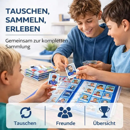 WM 2026 XXL Sammelset inkl. Panini Stickeralbum und Stickern, Spielplan sowie Deutschland Blumenkette