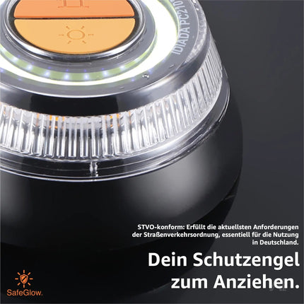 Warnleuchte V16 Notlicht - Warndreieck - Pannendreieck  für Auto & Motorrad [Energieklasse A]
