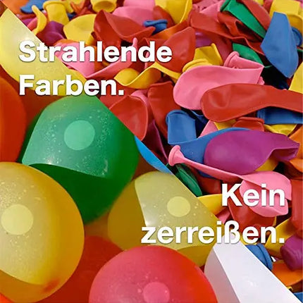Wasserbomben Set mit 1000x Wasser Ballons & 1x Schleuder für Kinder & Erwachsene -