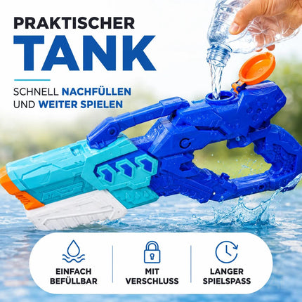 Wasserpistole für Kinder – Wasserspritzpistole & Spritzpistole für Garten, Pool, Strand, Sommer – Detailansicht 4