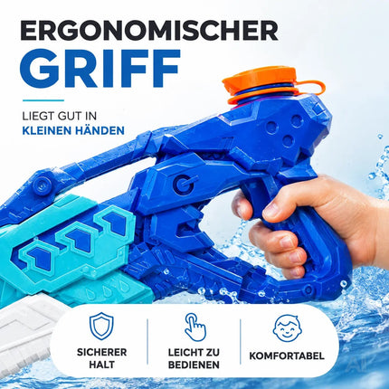 Wasserpistole für Kinder – Wasserspritzpistole & Spritzpistole für Garten, Pool, Strand, Sommer – Detailansicht 6