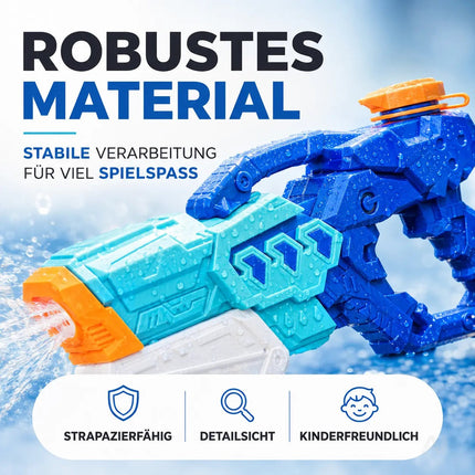Wasserpistole für Kinder – Wasserspritzpistole & Spritzpistole für Garten, Pool, Strand, Sommer – Detailansicht 7