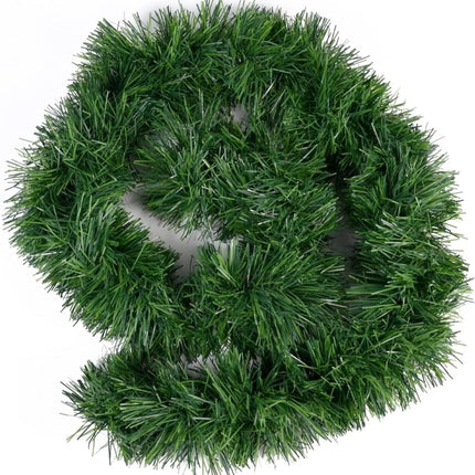 Weihnachtsgirlande Ø 10 cm grün 10 Meter - künstliche Dekogirlande - Tannen Girlande Weihnachten