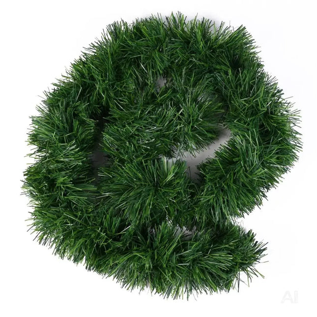 Weihnachtsgirlande grün 10 Meter - künstliche Dekogirlande Ø 10 cm - Tannen Girlande