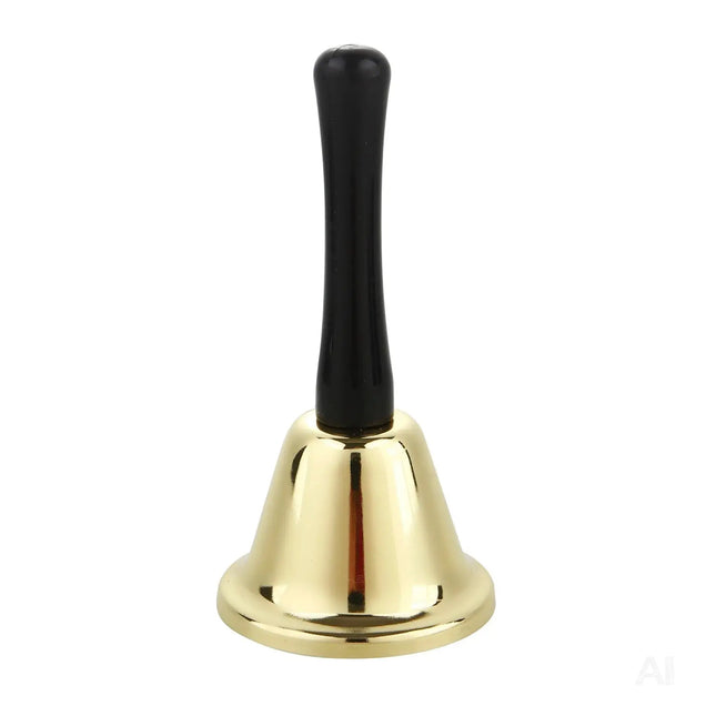 Weihnachtsglocke Nikolausglocke, Gold Glocke - Accessoire zu Nikolauskostüm