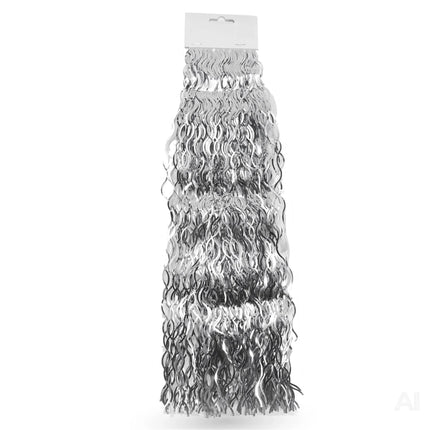 Weihnachtswunder® Lametta Weihnachten Silber - Deko für ein strahlendes Weihnachtsfest