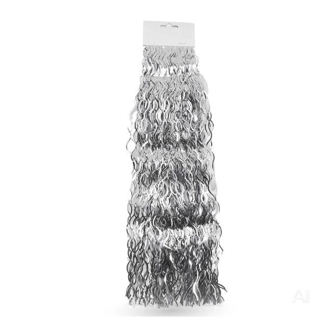 Weihnachtswunder® Lametta Weihnachten Silber - Deko für ein strahlendes Weihnachtsfest