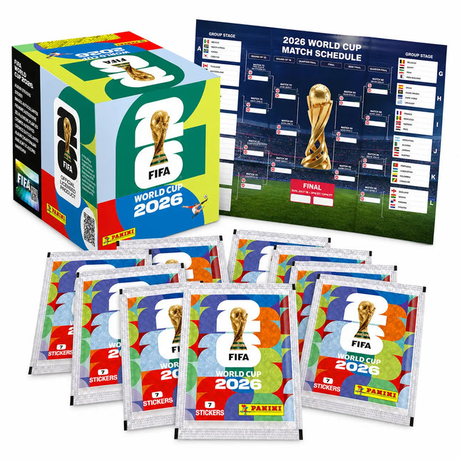 Weltmeisterschaft 2026 Sticker Set für Fußball Sammler – inkl. Spielplan & Panini Sticker WM