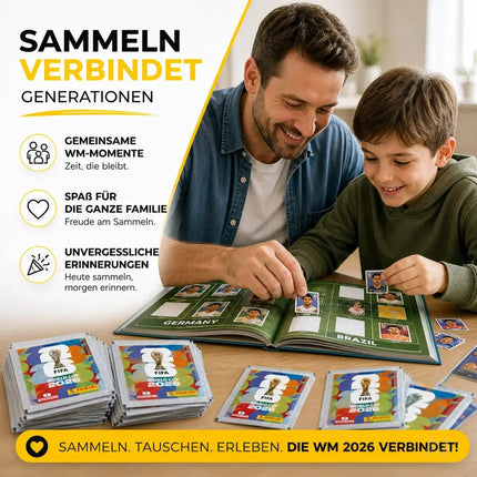 Weltmeisterschaft 2026 Sticker Set für Fußball Sammler – inkl. Spielplan & Panini Sticker WM