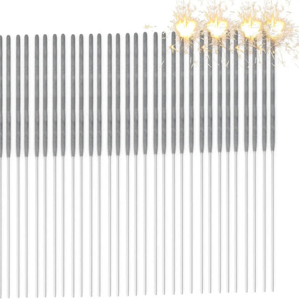 Wunderkerzen 17 cm Sternspritzer für Jugendlichen & Kinder - für Partys & Hochzeit & Geburtstag - Geburtstagskerzen - Silvester