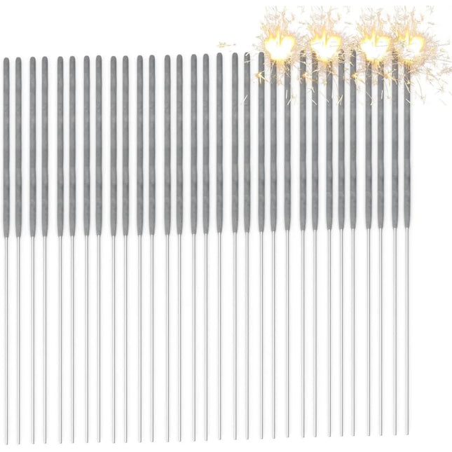 Wunderkerzen 17 cm Sternspritzer für Jugendlichen & Kinder - für Partys & Hochzeit & Geburtstag - Geburtstagskerzen - Silvester