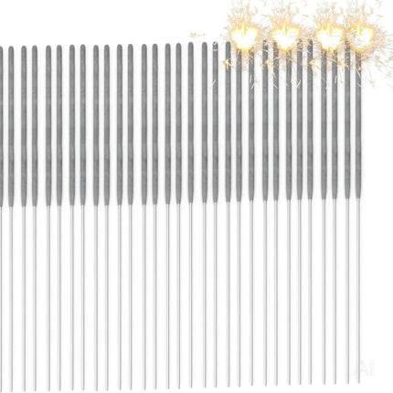 Wunderkerzen 17 cm Sternspritzer für Jugendlichen & Kinder - für Partys & Hochzeit & Geburtstag - Geburtstagskerzen - Silvester