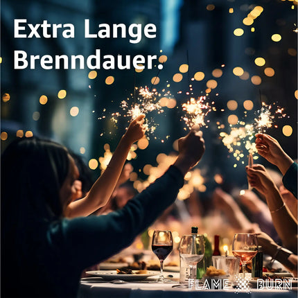 Wunderkerzen - Sternspritzer 17 cm - Silvester - Dekoration - Party - Geburtstag - Hochzeit - für Klein & Groß