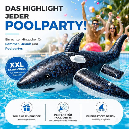 XXL Aufblasbare Luftmatratze Schwimmring Tier – Großer Tier Schwimmreifen für Pool, Strand & See – Detailansicht 4