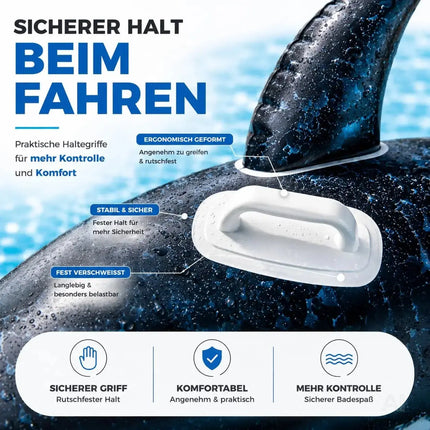 XXL Aufblasbare Luftmatratze Schwimmring Tier – Großer Tier Schwimmreifen für Pool, Strand & See – Detailansicht 5