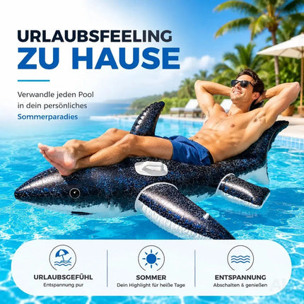XXL Aufblasbare Luftmatratze Schwimmring Tier – Großer Tier Schwimmreifen für Pool, Strand & See – Detailansicht 6