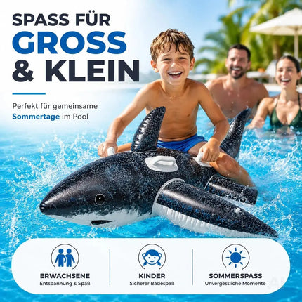 XXL Aufblasbare Luftmatratze Schwimmring Tier – Großer Tier Schwimmreifen für Pool, Strand & See – Detailansicht 8