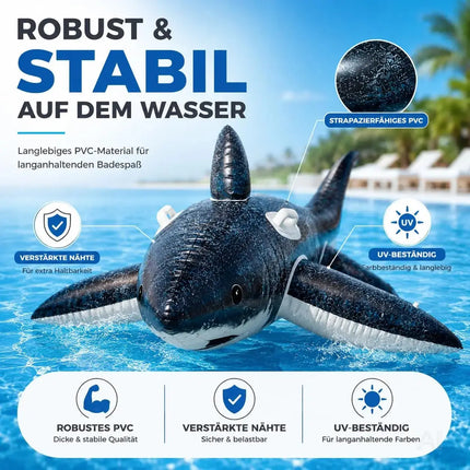 XXL Aufblasbare Luftmatratze Schwimmring Tier – Großer Tier Schwimmreifen für Pool, Strand & See – Detailansicht 9