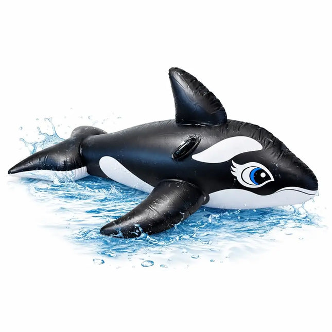 XXL Aufblasbare Luftmatratze Schwimmring Tier – Großer Tier Schwimmreifen für Pool, Strand & See – Wasserspielzeug für Erwachsene & Kinder (XXL Wal)