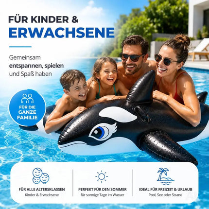 XXL Aufblasbare Luftmatratze Schwimmring Tier – Großer Tier Schwimmreifen für Pool, Strand & See – Detailansicht 6
