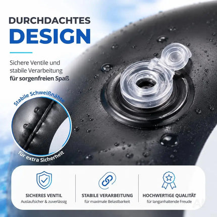 XXL Aufblasbare Luftmatratze Schwimmring Tier – Großer Tier Schwimmreifen für Pool, Strand & See – Detailansicht 8