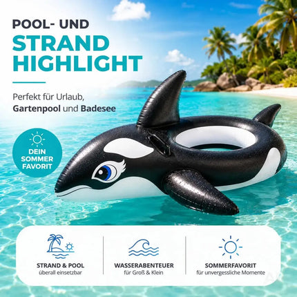 XXL Aufblasbare Luftmatratze Schwimmring Tier – Großer Tier Schwimmreifen für Pool, Strand & See – Detailansicht 9