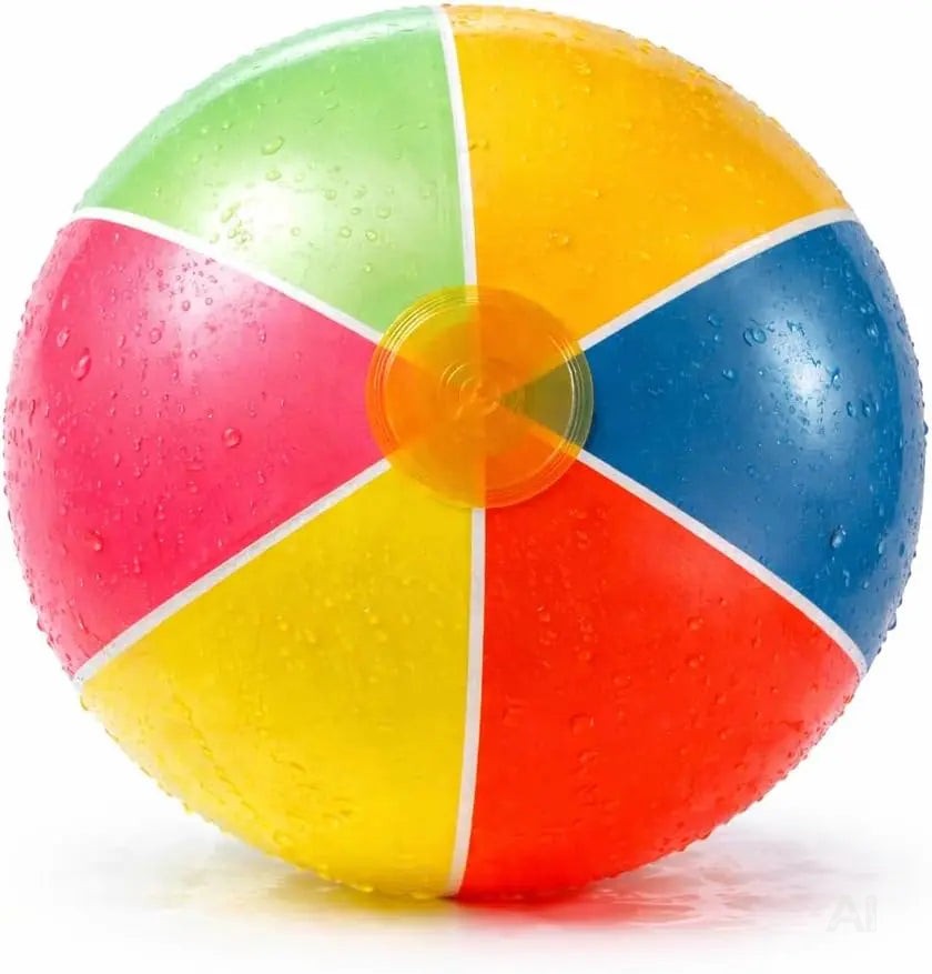 XXL Aufblasbarer Pool Ball Ø 40 cm – Wasserball & Schwimmball für Kinder & Erwachsene – Strandball für Pool, Strand & See