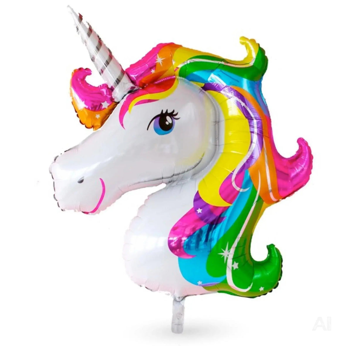 XXL Luftballon Einhorn Größe 110 x 85 cm Folienballon Einhornballon als Ballon Heliumballon Luftballons