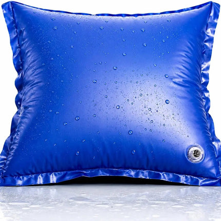 XXL Poolkissen 120 x 120 cm für Poolabdeckung – Rundes Luftkissen inkl. Seil – Winterkissen